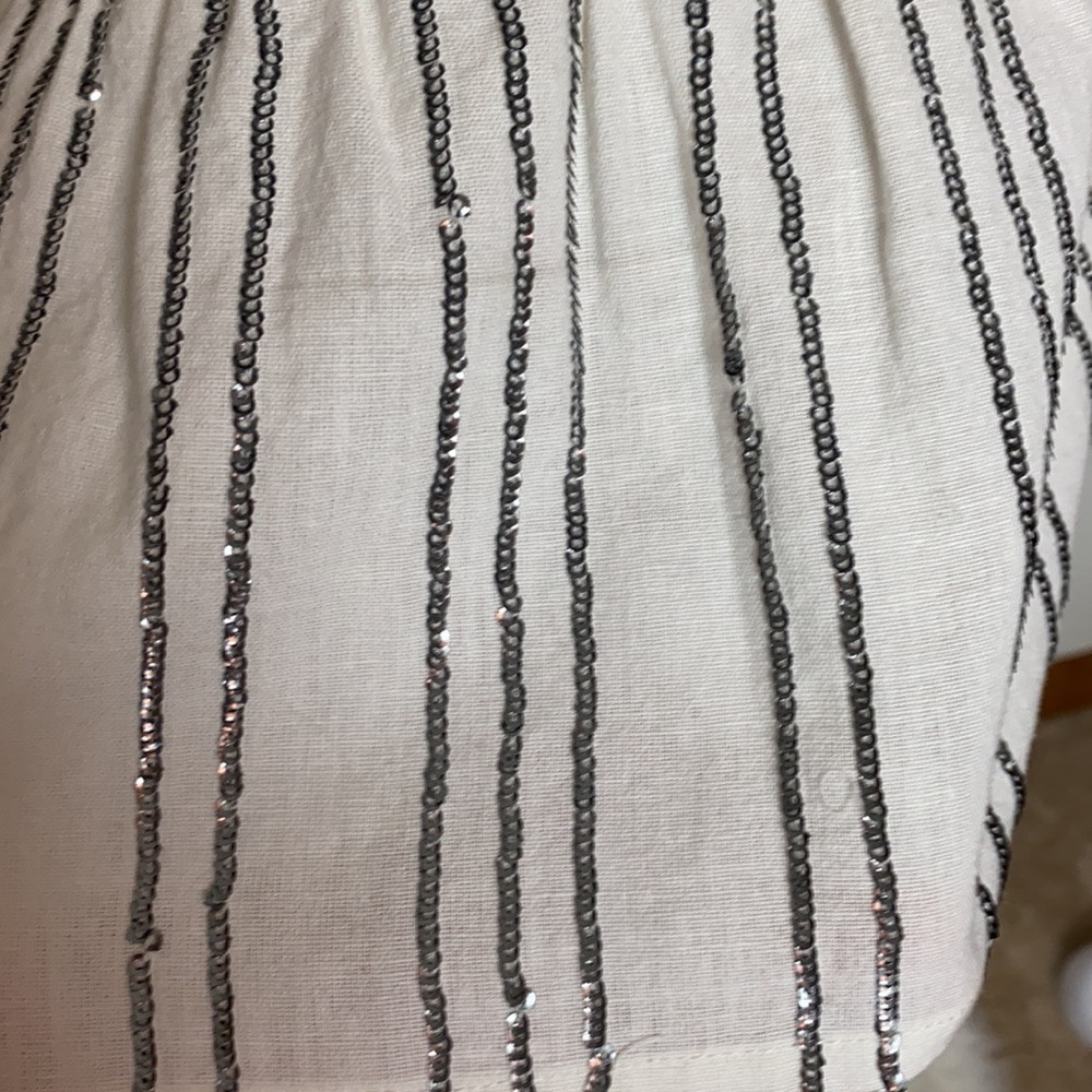Anthropologie NWT Gorgeous White Top Size S - Picture 4 of 10